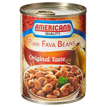 کنسرو باقلا ساده آمریکایی Americana طعم اصلی | 400 گرم